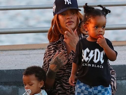 Rihanna treats sons RZA and Riot Rose to picnic in NYC park