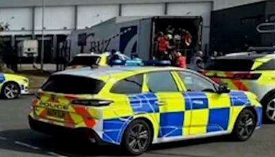 Desperate 999 call when group got trapped in lorry's freezer with pregnant woman