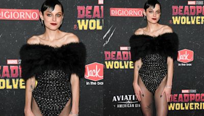 Emma Corrin Favors Sleek Lines and Subdued Drama in Custom Nina Ricci Bodysuit for ‘Deadpool & Wolverine’ New York Premiere
