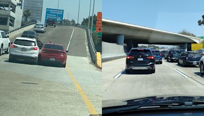 ¡Cuidado! Choque causa caos vial y largas filas en garita San Ysidro-Tijuana