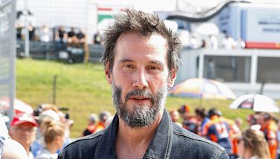 Keanu Reeves makes professional race debut