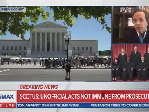 Newsmax guest says the Supreme Court decision on presidential immunity is "an absolute victory" for Donald Trump