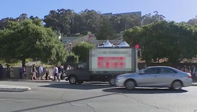 Controversial billboard outside UC Berkeley law school graduation