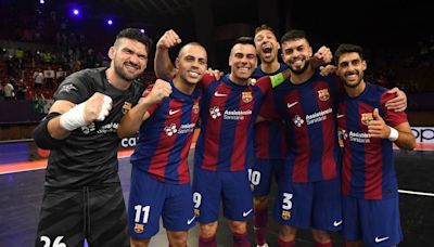 Habrá final española en la Champions de fútbol sala: Barça y Palma Futsal se verán las caras el domingo