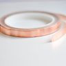 Thin copper tape used to wrap around the edges of stained glass pieces before soldering. Helps create a smooth and even solder line. Available in different widths and thicknesses.
