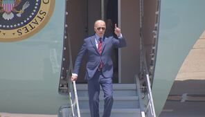 President Biden visits families of officers killed in Charlotte