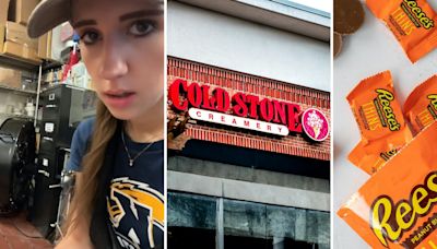 ‘When I worked at wing stop and ppl would ask why we charged for ranch’: Cold Stone Creamery worker shows the real reason Reese’s costs extra
