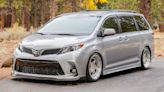 Supercharged Toyota Sienna on Bags Is Like a Backwards Lotus Evora