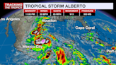 Tropical Storm Alberto increases in strength