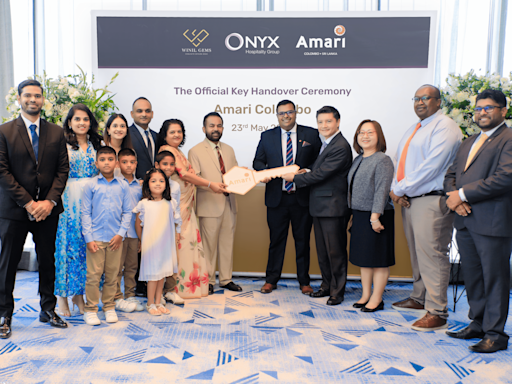 ONYX Hospitality Group Completes Key Handover Ceremony for its New Sri Lanka Property: Amari Colombo