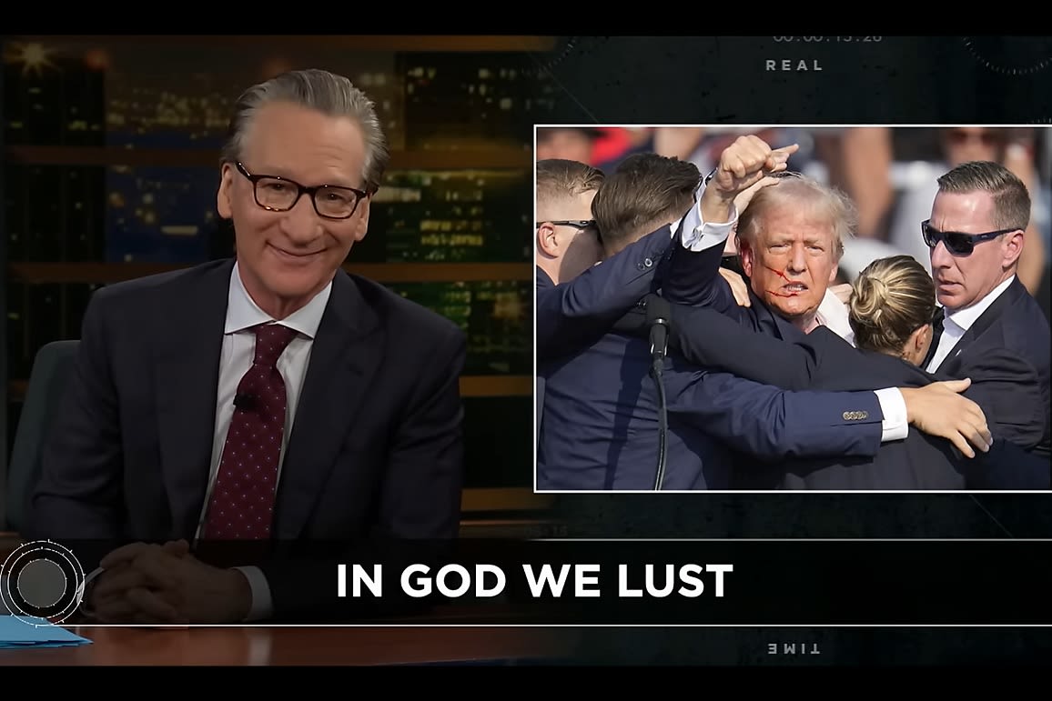 Bill Maher mocks God obsession following Donald Trump's assassination attempt