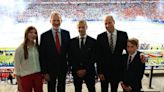 La coincidencia en la foto del rey Felipe y la infanta Sofía con el príncipe Guillermo y su hijo George en la final de la Eurocopa 2024