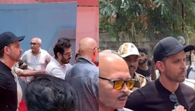 Hrithik Roshan Gets Papped With Dad Rakesh As They Step Out To Cast Their Vote; Watch - News18