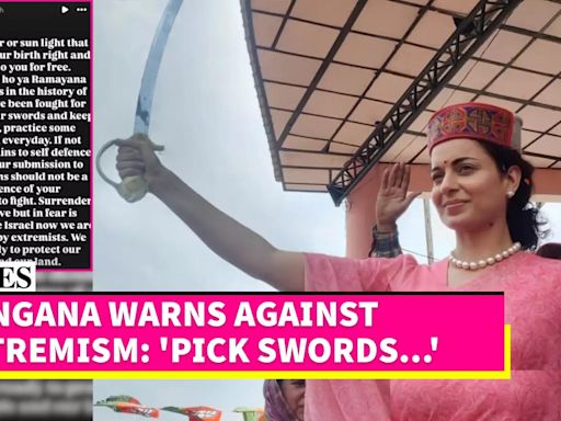 Kangana Ranaut Advocates Combat Training: 'Like Israel, We Are Covered By Extremists...'