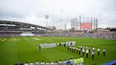 Moment sports fans sing God Save the King for the first time in 70 years