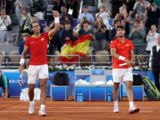 2024 Paris Olympics: Rafael Nadal, Carlos Alcaraz rally to grab opening win