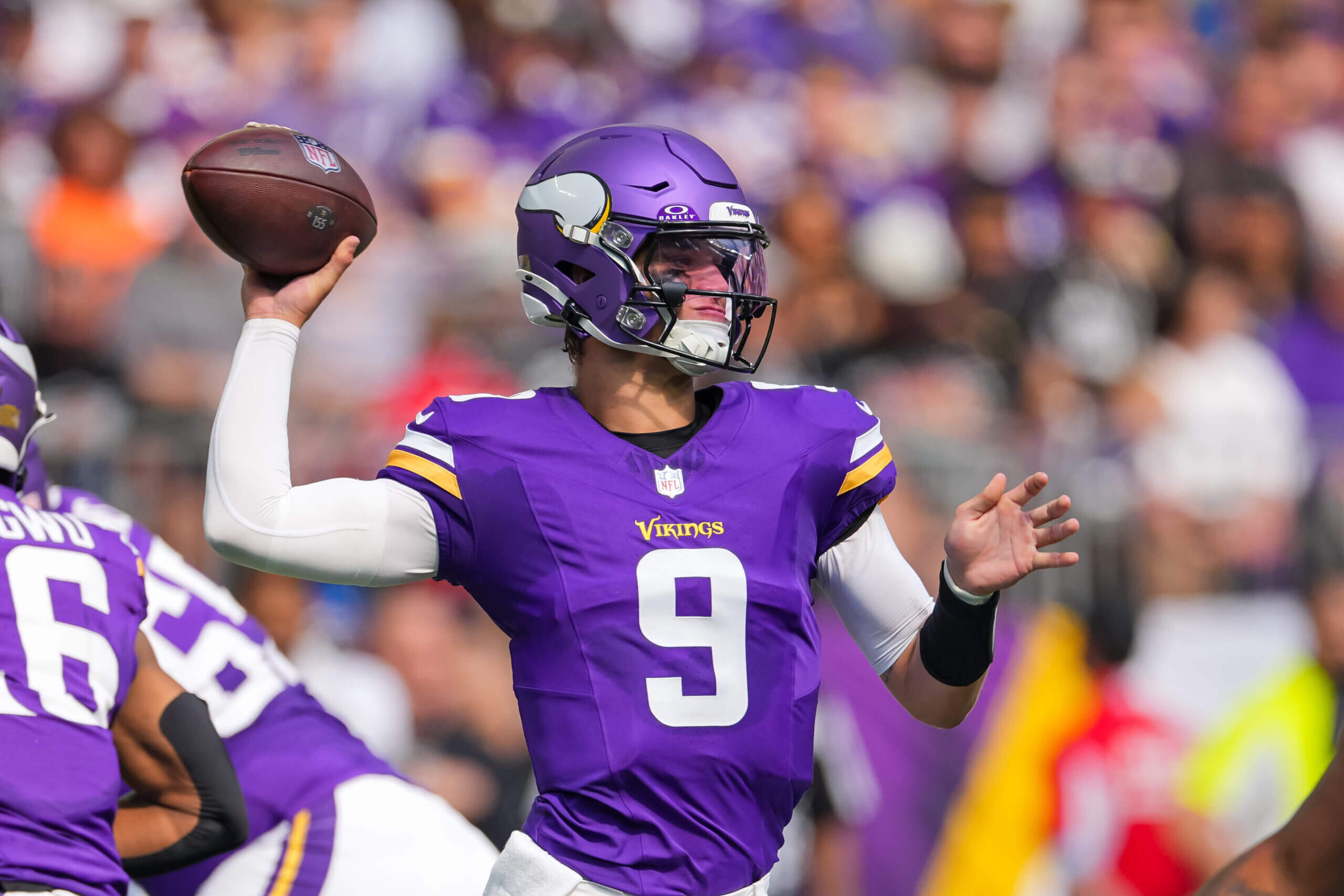 Vikings rookie QB J.J. McCarthy talks for first time since undergoing season-ending surgery