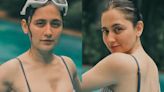 Sanjeeda Shaikh Slips Into a Bikini, Takes a Dip in Pool Under Rain, Sexy Photos Go Viral - News18