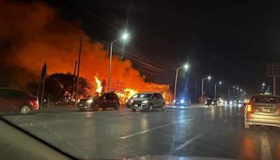 Emergencia por Incendio cerca de Planta de Zinc