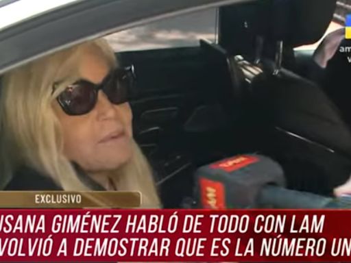 El divertido pedido que Susana Giménez le hizo al notero de LAM: “Por favor”