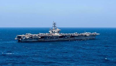 Eisenhower carrier group arrives in Mediterranean as construction on Gaza corridor begins