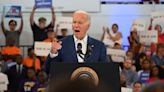 Biden avoids further gaffes at Detroit rally