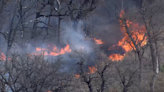 Firefighters battle large wildfire in Logan, Payne Counties