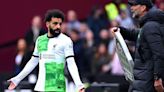 Mohamed Salah says there will be ‘fire’ if he speaks about apparent touchline argument with Jürgen Klopp