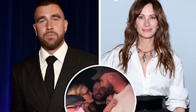 Julia Roberts Compared to 'Overly Affectionate Aunt' After Travis Kelce Interaction at Taylor Swift's Concert