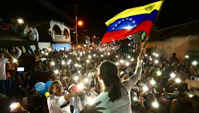 Carora se desbordó para recibir a María Corina Machado