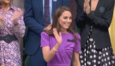 英國凱特王妃現身溫網決賽 罹癌後2度露面獲全場掌聲相迎