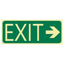Exit Sign - Exit Arrow Right - Discount Safety Signs New Zealand