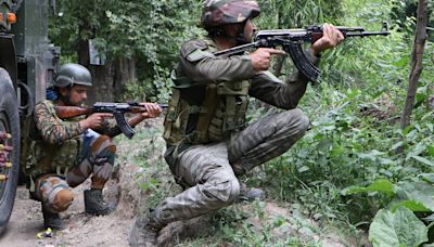 Four terrorists dead in encounter at Jammu and Kashmir’s Kulgam; two soldiers feared killed