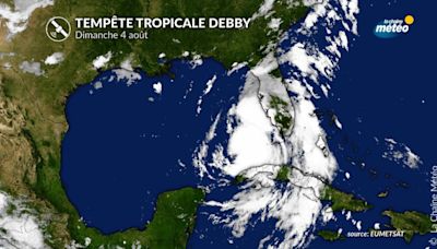 Tempête tropicale Debby : le sud des États-Unis en alerte
