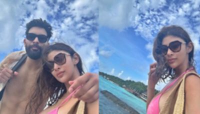 Mouni Roy Flaunts Her Bikini Body As She Celebrates Her 39th Birthday In Maldives With Husband Suraj Nambiar