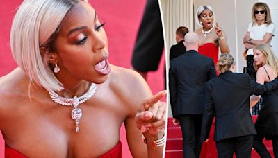 Lip reader reveals what Kelly Rowland said while scolding Cannes security guard