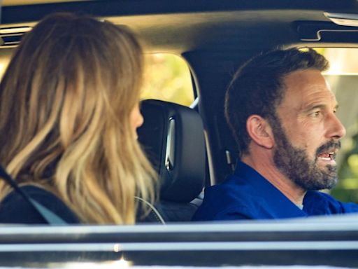 Ben Affleck and Jennifer Lopez look tense in first reunion since their split