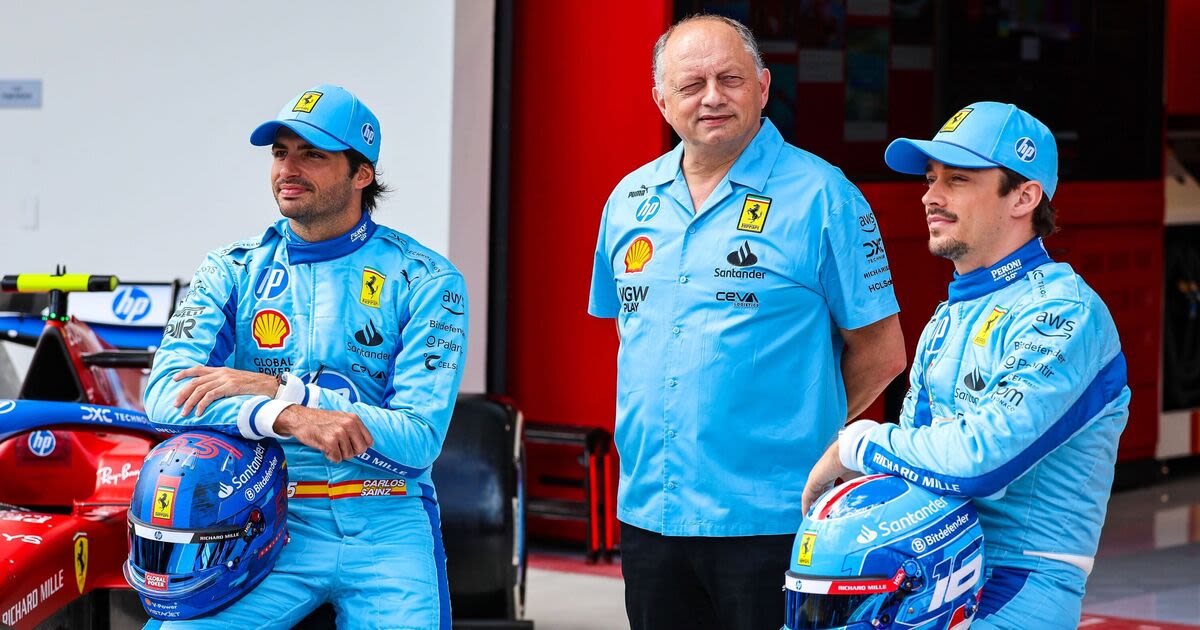 Reason Ferrari are wearing blue at Miami Grand Prix