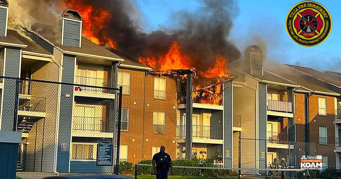 3-alarm fire at Windsail Apartment complex in Tulsa