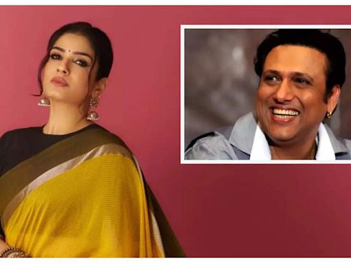 when Raveena Tandon expressed concern over the lack of films for Govinda's unique talent | - Times of India