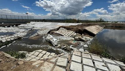 Suspenden a director de construcción del Parque del Lago de Texcoco, tras derrame de agua por colapso de estructura