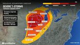 'Dozens of tornadoes likely' into Tuesday night as week-long severe weather threat kicks off