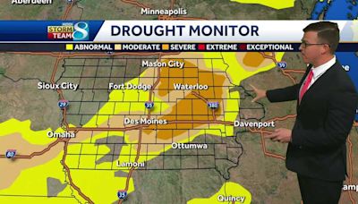 Iowa weather: For first time since 2022 no part of Iowa is in 'extreme drought'