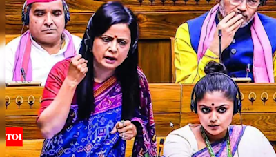 You throttled my voice, lost 63 MPs, Mahua Moitra taunts BJP | India News - Times of India