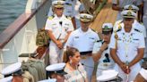 Evelyn Salgado preside la ceremonia de partida del B.E. Cuauhtémoc en su Crucero de Instrucción Tricontinental 2024