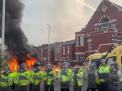 Yvette Cooper condemns ‘thugs’ rioting in Southport and urges respect for police