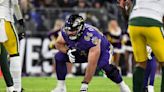 Ravens G Ben Cleveland returns to practice after four session absence