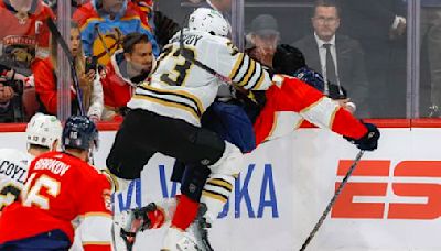 Restless Bruins get the better of rested but rusty Panthers, and other Game 1 observations - The Boston Globe