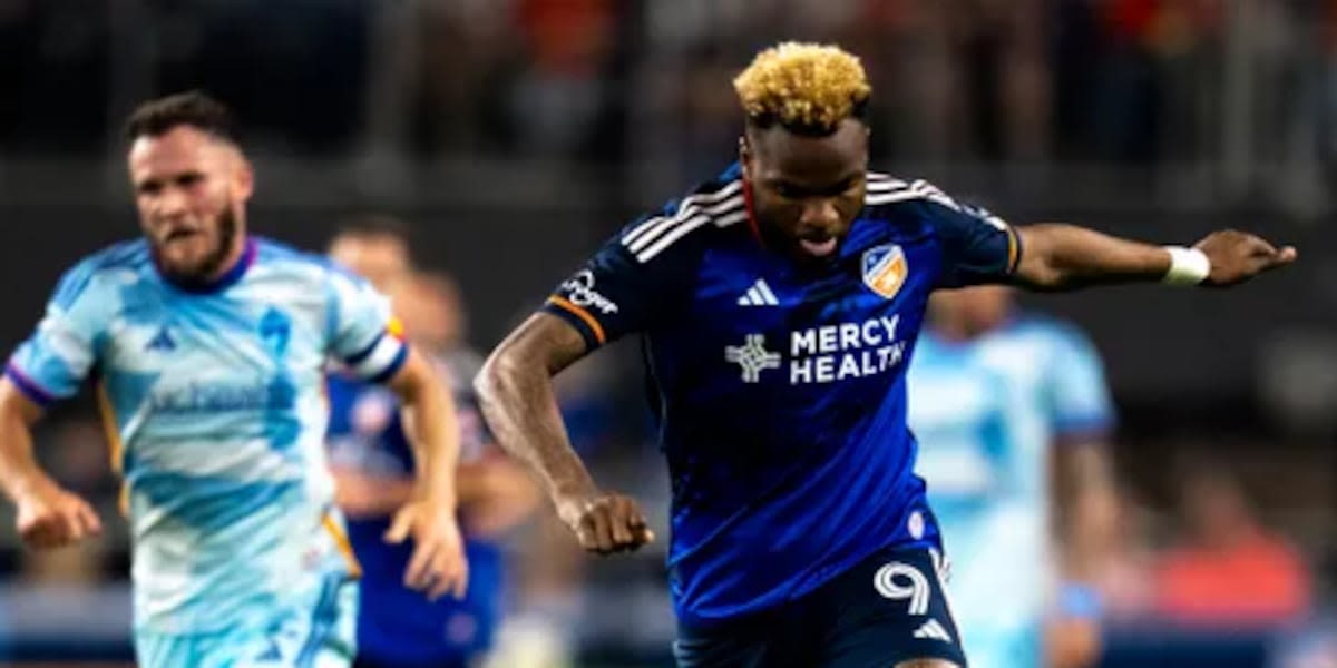 FC Cincinnati: Aaron Boupendza out 6-8 weeks for broken jaw