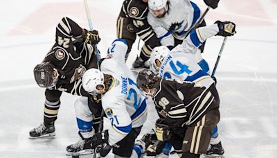 Cleveland Monsters down 2-0 after second OT loss to Hershey in Calder Cup playoffs